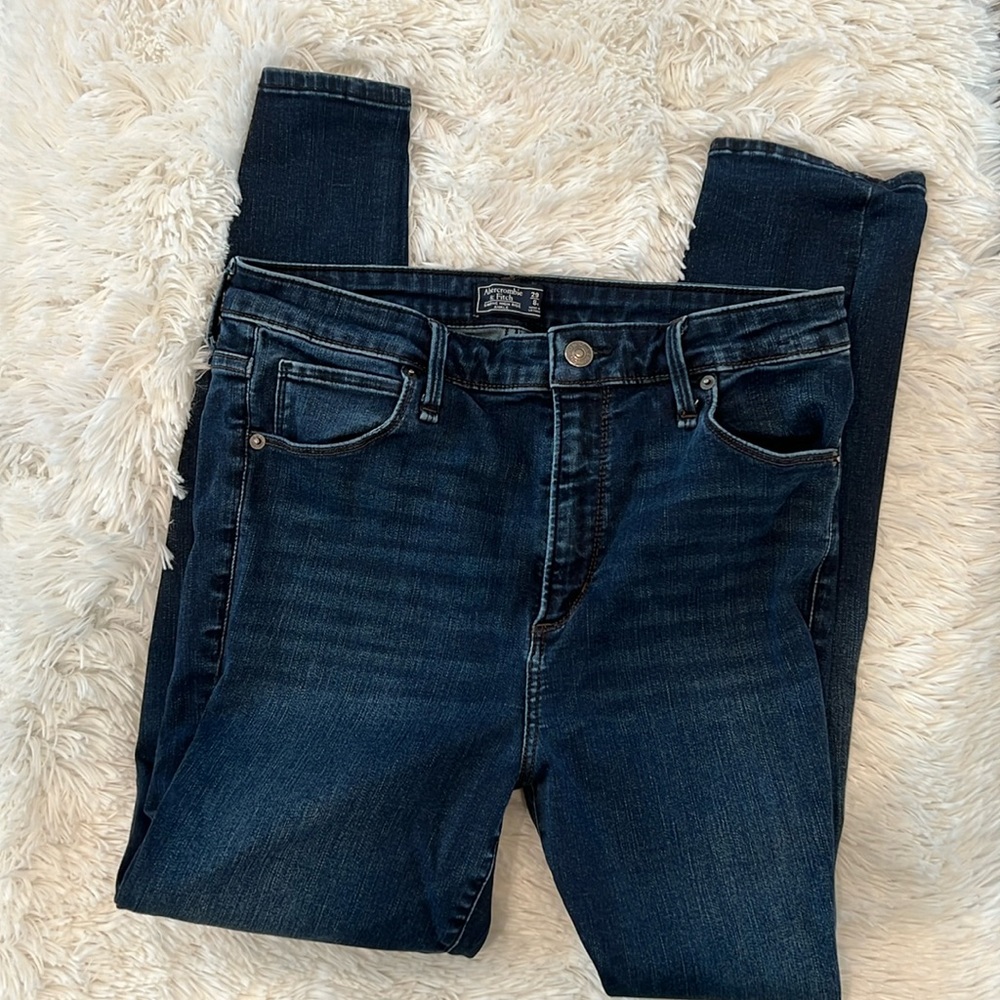 Abercrombie Simone Skinny Dark Wash